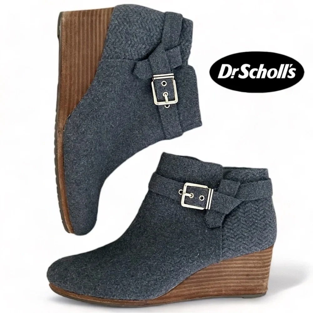 Dr. Scholl Foam Technology Darcy Wedge Booties women’s sz 8